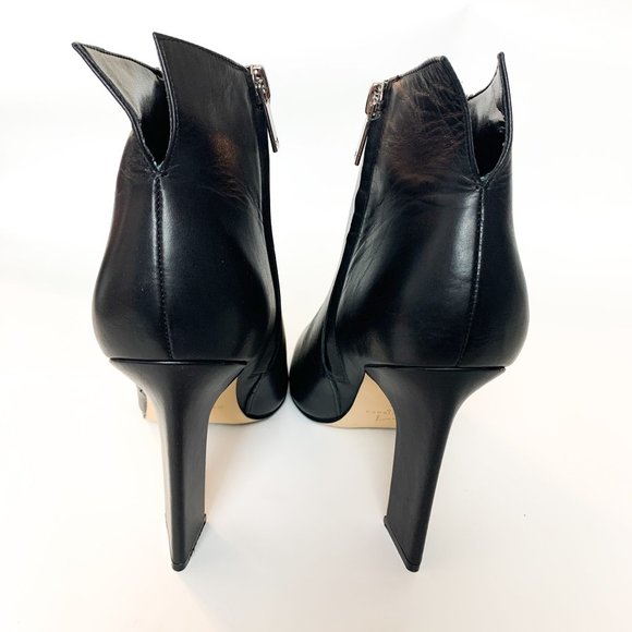 MARC FISHER Mella Black Leather Ankle Boots like new 9 - Picture 5 of 9
